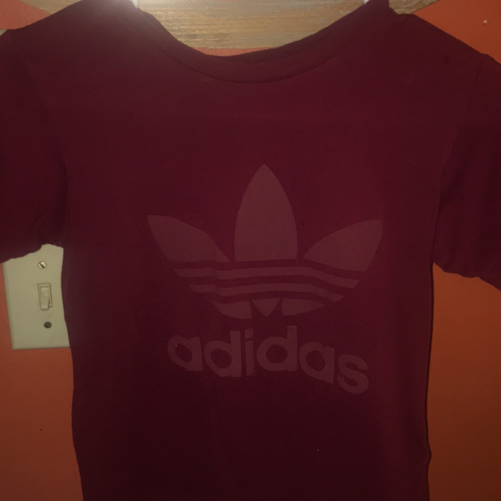Maroon Adidas Shirt